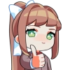 DDLC Stickers DDLC Stickers - animated cartoon