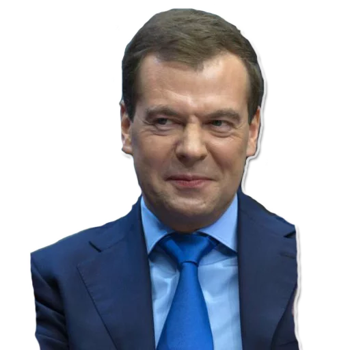 Медведев стикер. Медведев без фона.