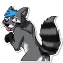 Sticker Dash Raccoon - 0