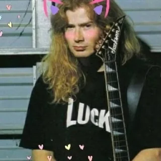 Sticker Dave Mustaine - 0
