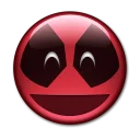 Sticker Deadpool Emojis - 0