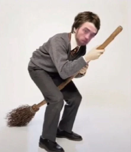 clothing clothing person broom