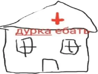 Sticker Дурка - 9