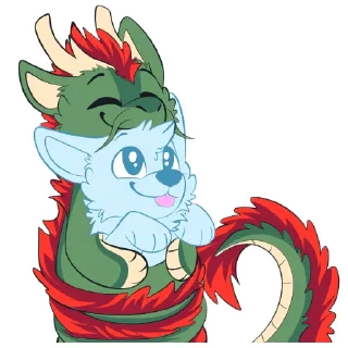 Sticker EasternDragons by Pulexart.com - 0