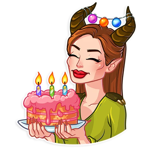 birthday cake candle clipart