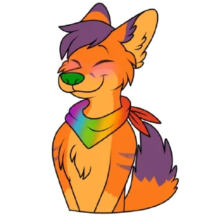 Sticker Fluffy Foxy - 0