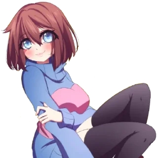 Sticker Undertale Adventures of Sans and grow up Frisk - 10