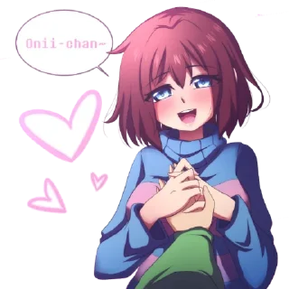 Sticker Undertale Adventures of Sans and grow up Frisk - 11
