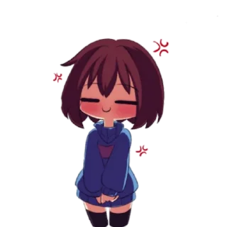 Sticker Undertale Adventures of Sans and grow up Frisk - 8