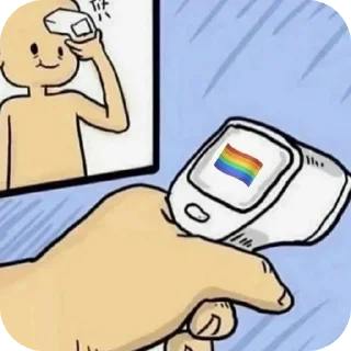 Sticker Gay power - 5