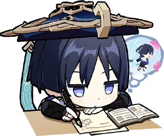 Sticker Genshin WeChat P4 @Genshin_Impact_KeiristGroup @keiriststicks - 11