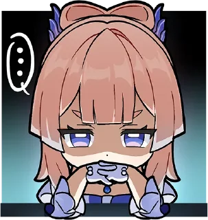 Sticker Genshin WeChat P4 @Genshin_Impact_KeiristGroup @keiriststicks - 5