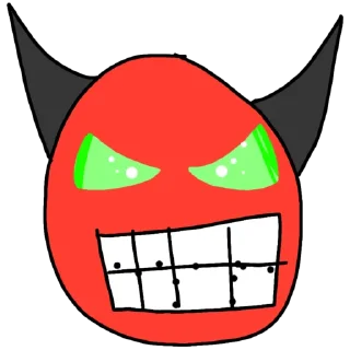 Sticker Geometry dash faces by @tog4team - Tog4forev - 5 Sticker Geometry dash faces by @tog4team - Tog4forev - 5