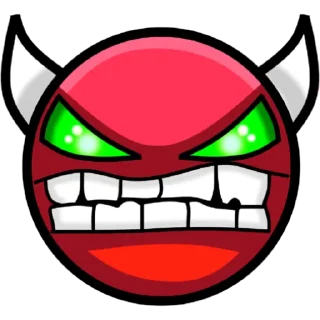 Sticker Geometry dash faces by @tog4team - Tog4forev - 10 Sticker Geometry dash faces by @tog4team - Tog4forev - 10