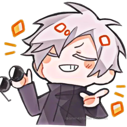 GOJO SATORU @animestickerchannel GOJO SATORU @animestickerchannel -