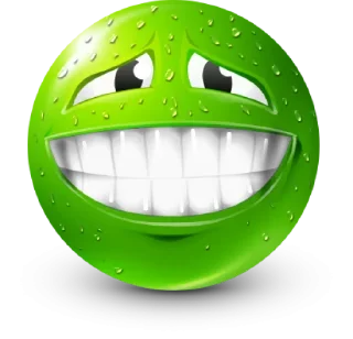 Стикер Green Face Emoji @TgEmojis - 5