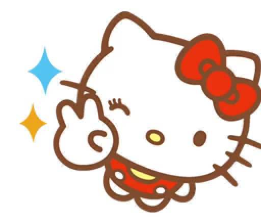 Sticker Hello Kitty (Happy Days ver.) - 6