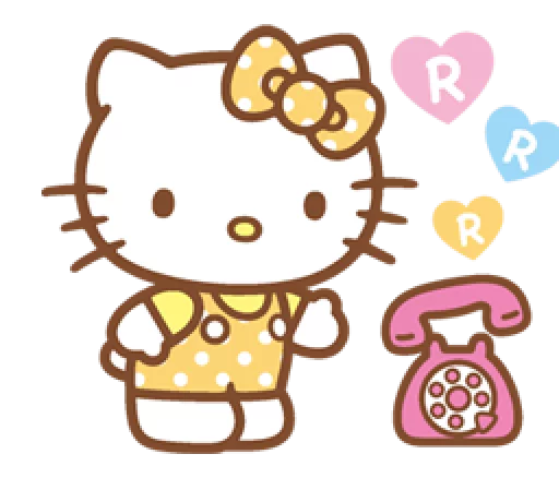Sticker Hello Kitty (Happy Days ver.) - 5