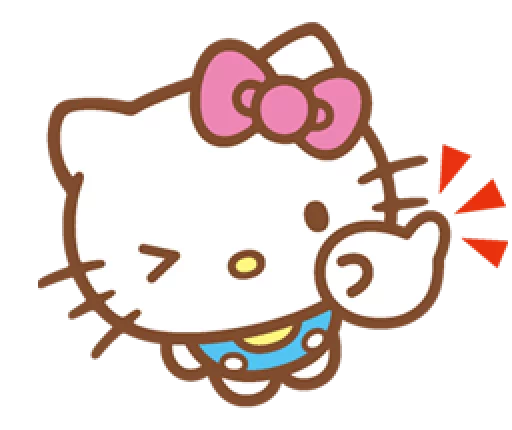 Sticker Hello Kitty (Happy Days ver.) - 3