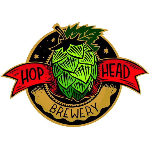 HopHead Brewery stickers HopHead Brewery stickers - рисование
