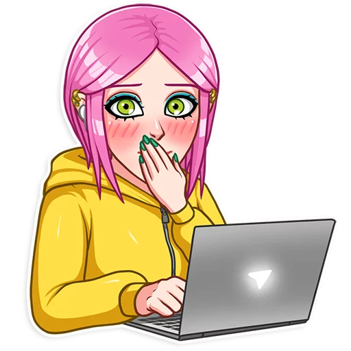 laptop computer human face