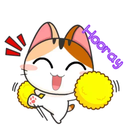 Sticker Japanese Kitty - 0