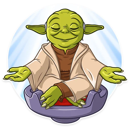 Sticker Master Yoda - 0