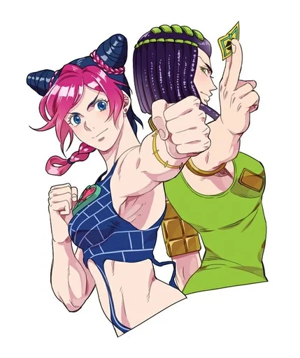 Jolyne Cujoh :: @fStikBot Jolyne Cujoh :: @fStikBot - иллюстрация