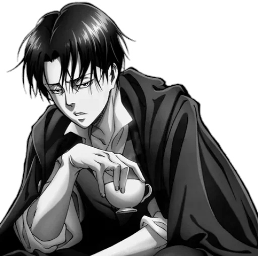 Стикер Levi Ackerman @SwallowZireael - 11
