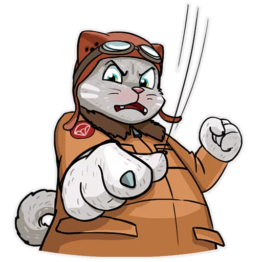 Sticker Kamikaze Cat - 0