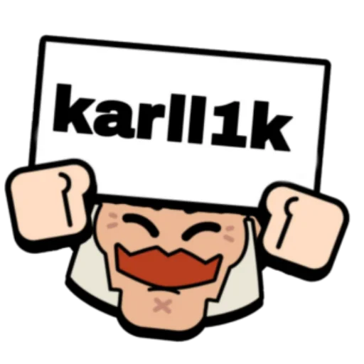 Sticker karll1k тік ток🇺🇦😈😘😎🤓😄 - 0
