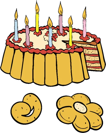 свеча торт на день рождения день рождения
