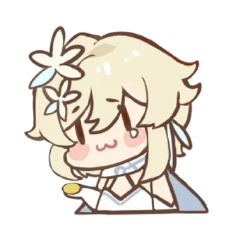 Sticker Картины Паймон: Часть II | @genshin_impact_ru_off - 3