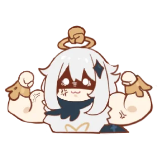 Sticker Картины Паймон: Часть II | @genshin_impact_ru_off - 8