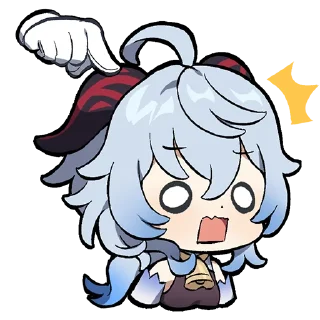 Sticker Картины Паймон: Часть II | @genshin_impact_ru_off - 10