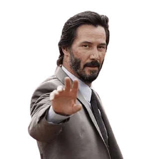 Стикер Keanu by @clicker_yo - 0