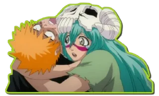 Sticker Anime kiss 💋 @medovoe - 8