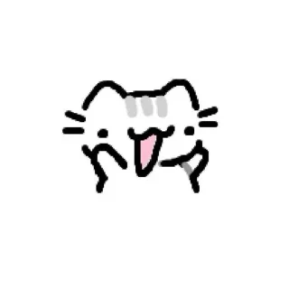 Sticker Китик,meow//мой кинн: - 0