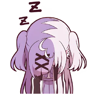 Sticker Чан с косичками @Nyasticks - 5