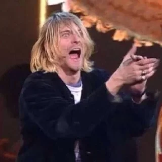 Стикер Kurt Cobain - 2 Стикер Kurt Cobain - 2
