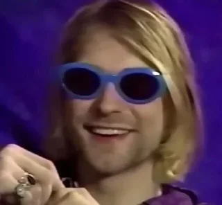 Sticker Kurt Cobain - 0