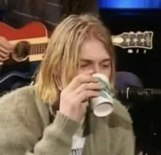 Стикер Kurt Cobain - 7 Стикер Kurt Cobain - 7