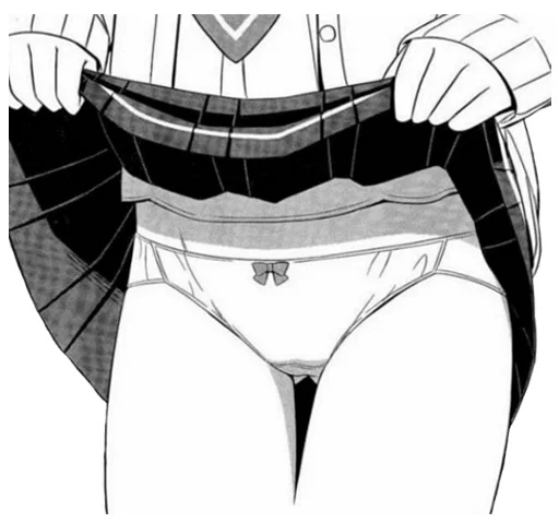 sketch drawing underpants