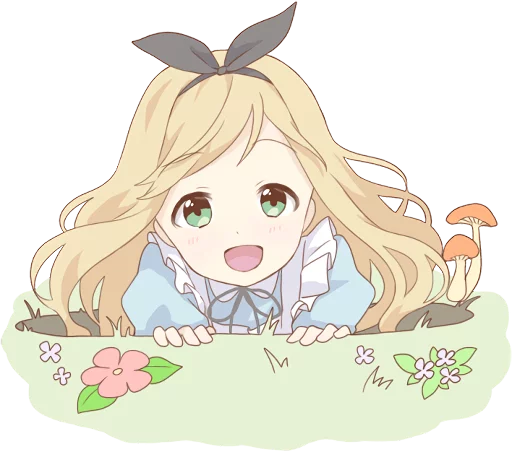 Pom's Alice Darkness ENG :: @line_stickers Pom's Alice Darkness ENG :: @line_stickers - аниме
