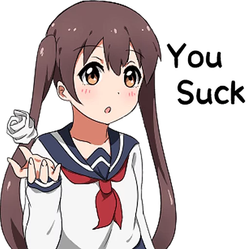 Sarcastic girl with pigtails Sarcastic girl with pigtails -