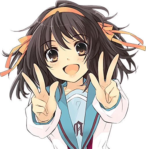 The Melancholy of Haruhi Suzumiya :: @line_stickers The Melancholy of Haruhi Suzumiya :: @line_stickers -