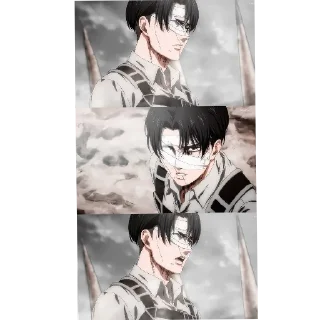 Sticker Levi my love🤲❤️💍🌌☔🌠🌀❄️💨🌙💫 - 0