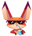 Sticker Little Cute Fox - 8