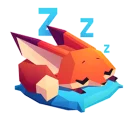 Sticker Little Cute Fox - 3