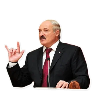 Стикер Лукашенко / Болтик - 2